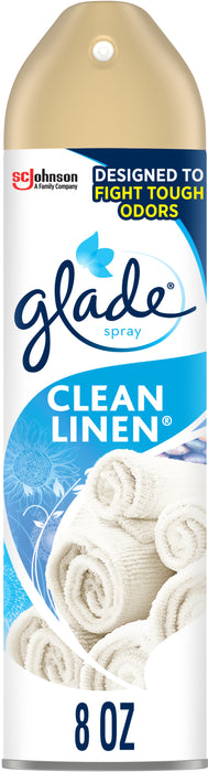 Glade Air Freshner Room Spray, Clean Linen Scent , 8 oz