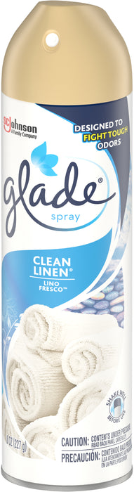 Glade Air Freshner Room Spray, Clean Linen Scent , 8 oz