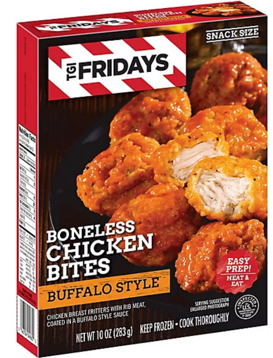 TGI Fridays Frozen Boneless Chicken Bites, Buffalo Style , 10 oz