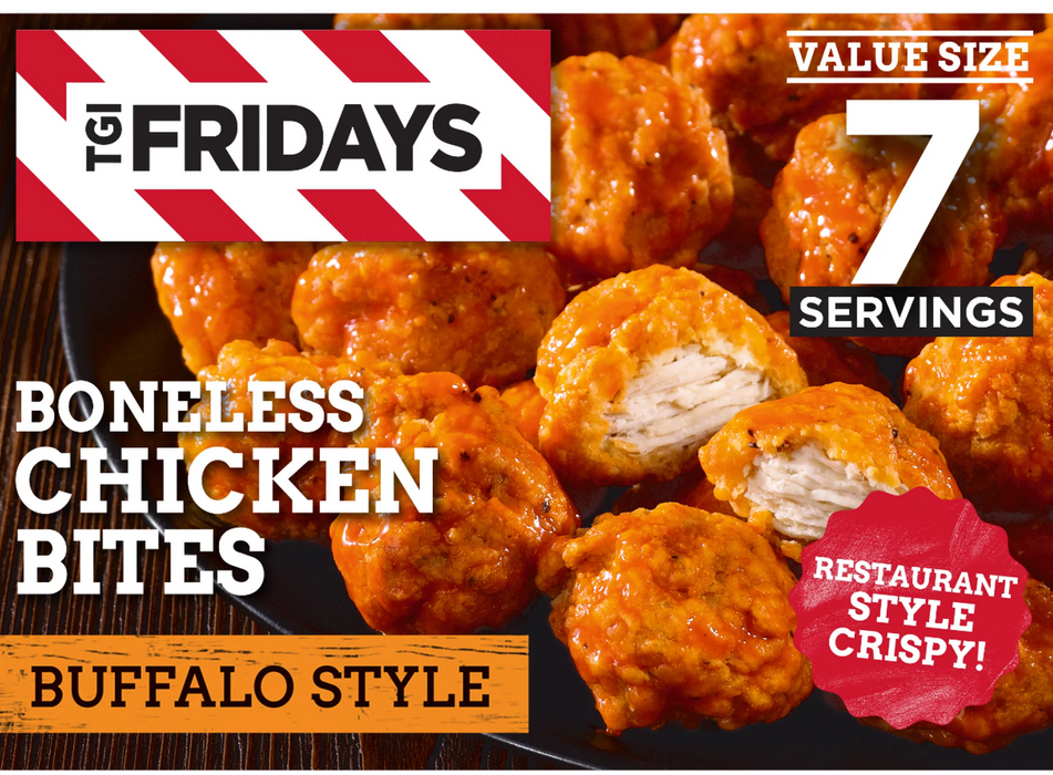 TGI Fridays Frozen Buffalo Style Boneless Chicken Bites , 27 oz