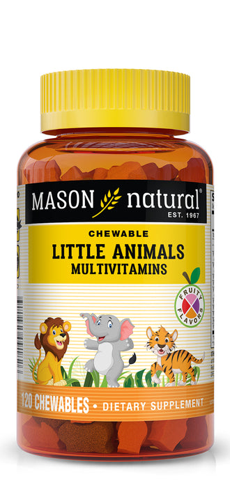 Mason Little Animals Multivitamins, 120 chewables