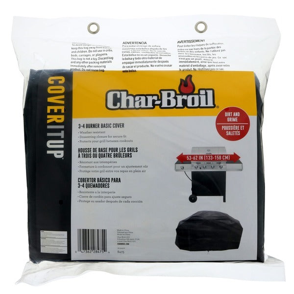 Char-Broil 3-4 Burner Basic Grill Cover, 1 ct