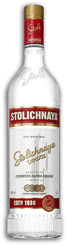 Stolichnaya Premium Vodka, 1 L