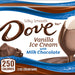 Dove Vanilla Ice Cream Bars with Milk Chocolate, 3 ct