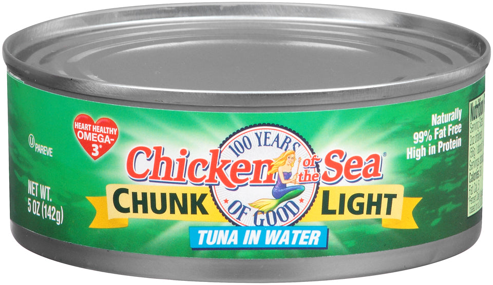 Chicken of the Sea Tuna in Water, Chunk Light, 4 oz