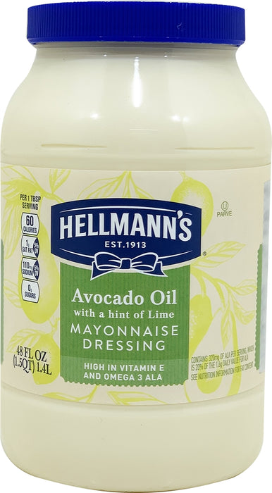 Hellmann's Avocado Oil Mayonnaise Dressing, 48 oz