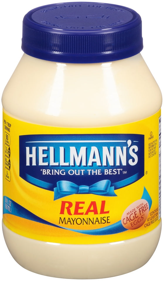 Hellmann's Real Mayonnaise, 30 oz