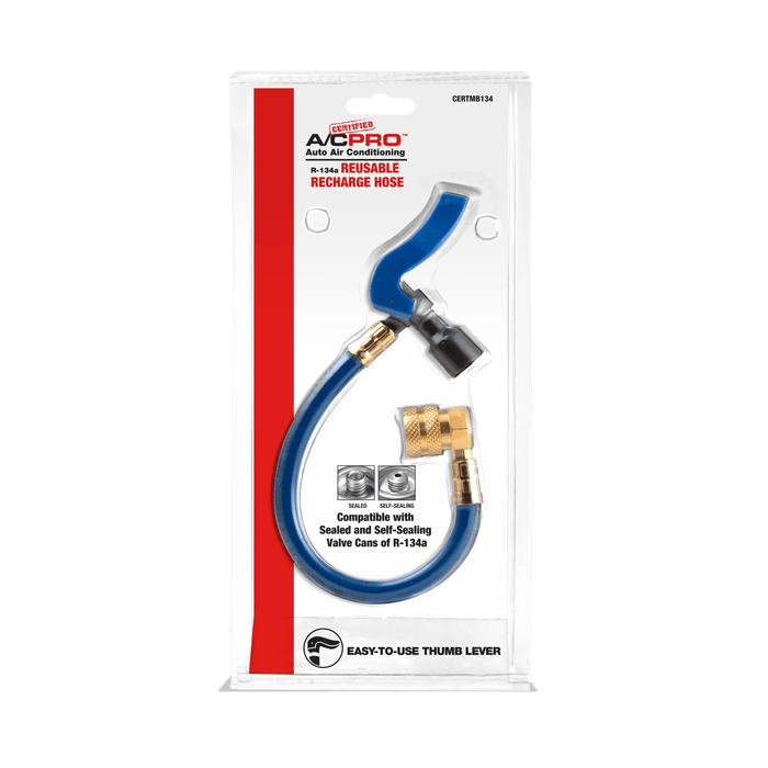 AC Pro R-134a Reusable Recharge Hose