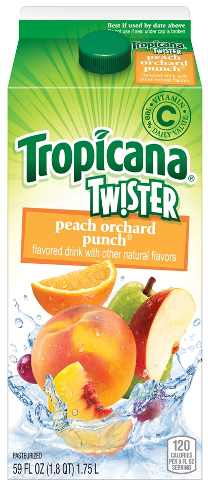 Tropicana Twister Peach Orchard Punch, 1.75 L