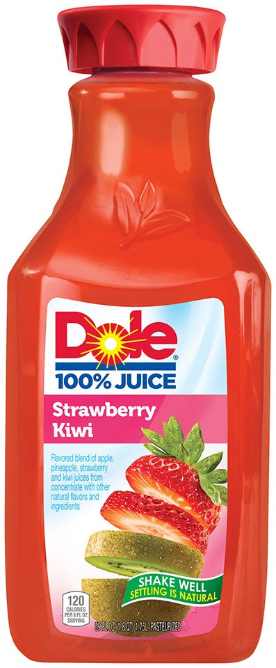 Dole 100% Juice, Strawberry Kiwi, 1.75 L