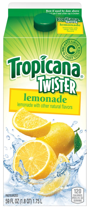 Tropicana Twister Lemonade, Vitamin C, 1.75 L