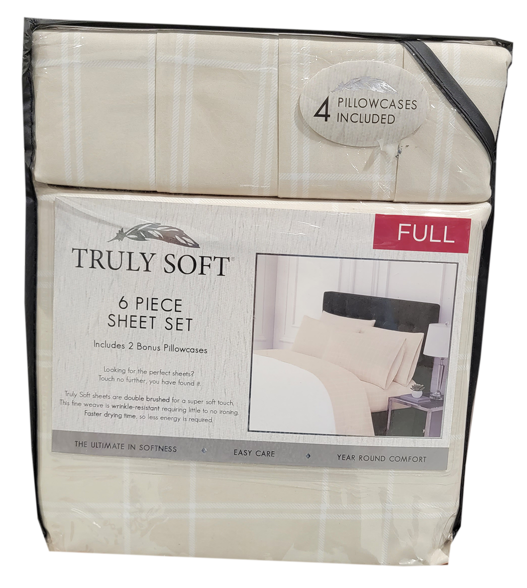 Truly Soft 6 Piece Sheet Set, Crème, FULL —