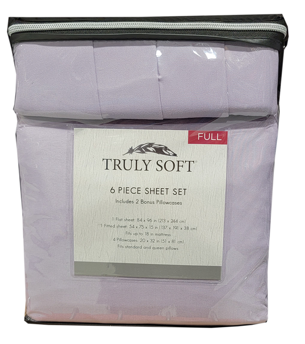 Truly Soft 6 Piece Sheet Set, Pink, FULL