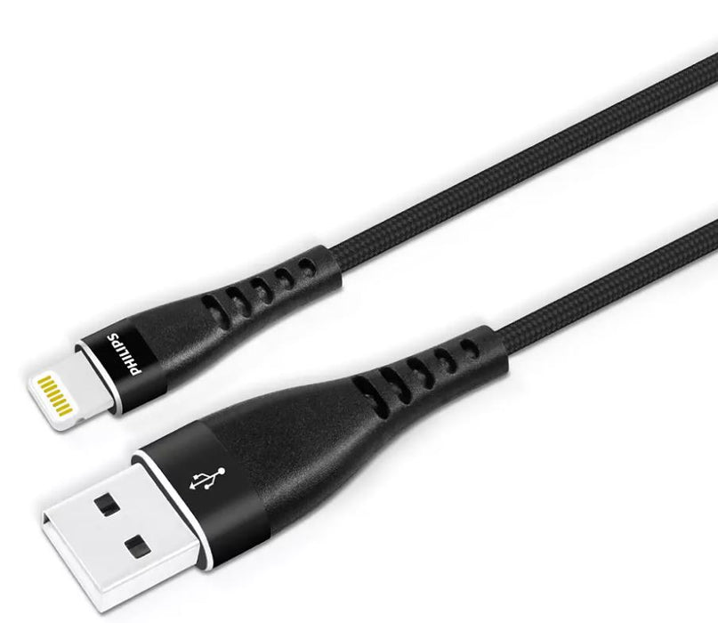 Philips USB-A To Lightning Cable Charging Cable , 1.2 m