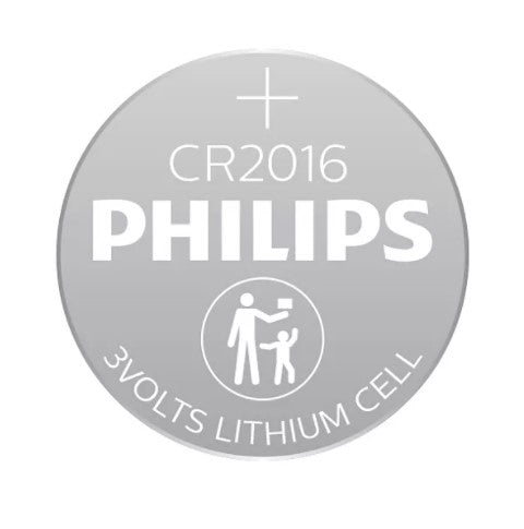 Philips CR2016 Lithium Battery , 1 pc