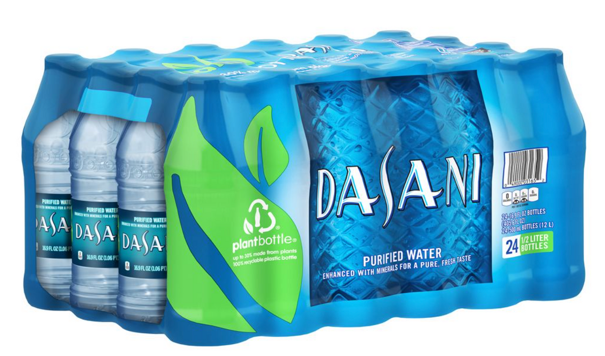 Dasani Purified Water, 24 X 500 ML