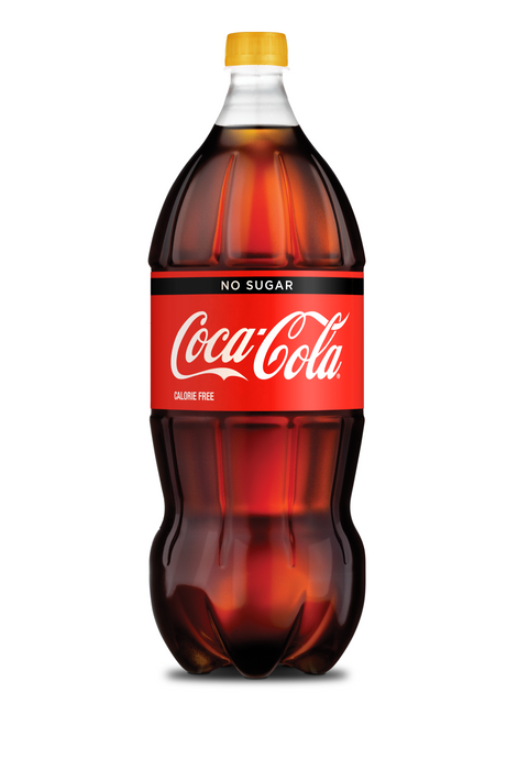 Coca-Cola Zero Bottle, 2 L