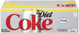 Diet Coke with Splenda Cans, Value Pack, 12 x 12 oz