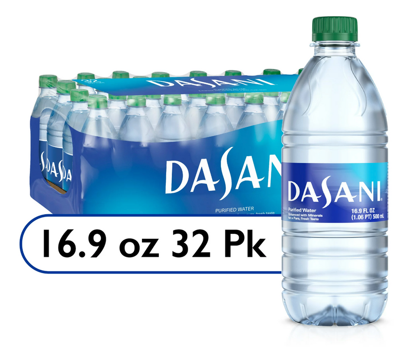 Dasani Purified Enhanced Mineral Water, 32-Pack , 32 x 500 ml