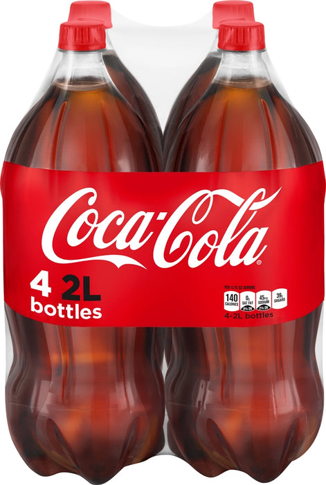 Coca-Cola Bottles Value Pack, 4 x 2 L