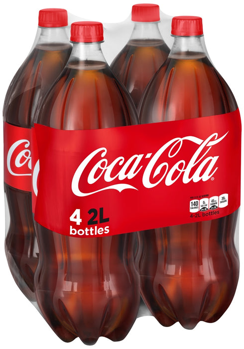 Coca-Cola Bottles Value Pack, 4 x 2 L