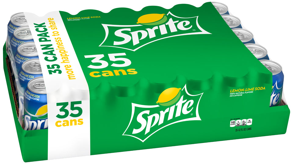 Sprite Lemon-Lime Soda, 35 x 12 oz