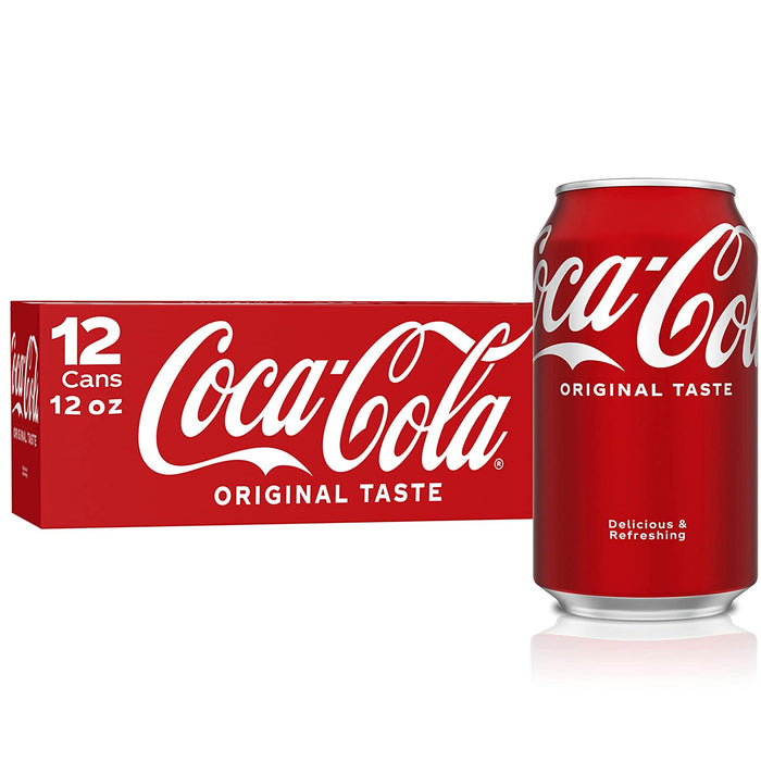 Coca Cola Cans, Cur, 12 x 12 oz.
