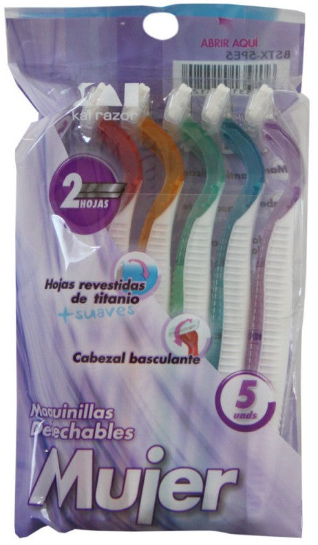Kai Lady Razors Value Pack, 5