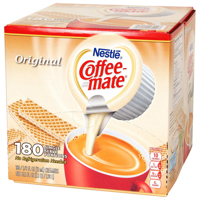 Nestle Coffee Mate Liquid Cream, Original, 180 ct