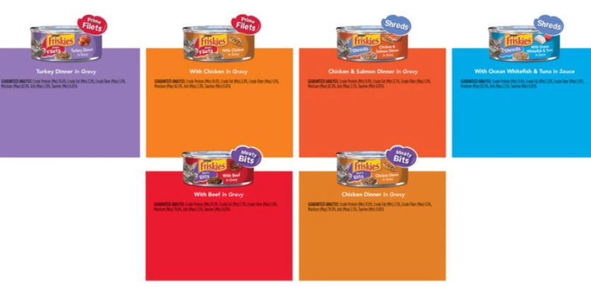 Purina Friskies Gravy Pleasers Cat Food, Variety Pack , 60 x 5.5 oz