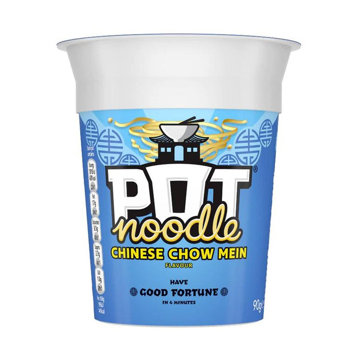 Pot Noodle Chinese Chow Mein Noodles, 90 gr