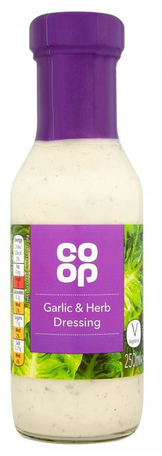 Co Op Garlic and Herb Dressing, 250 ml