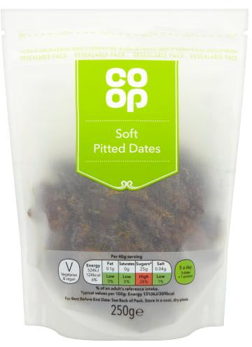 Coop Soft Pitted Dates , 250 gr