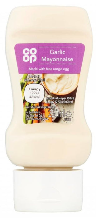 Co Op Garlic Mayonnaise, 250 ml