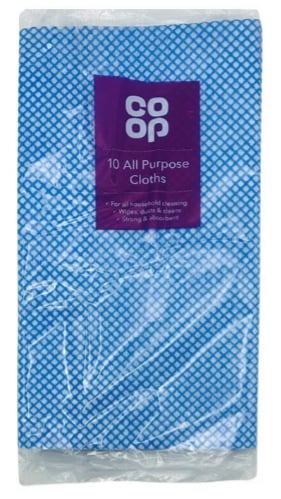 Co Op All Purpose Cloths, 10 ct
