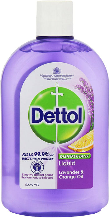 Dettol Disinfectant Liquid Lavender & Orange Cleaning Liquid , 500 ml