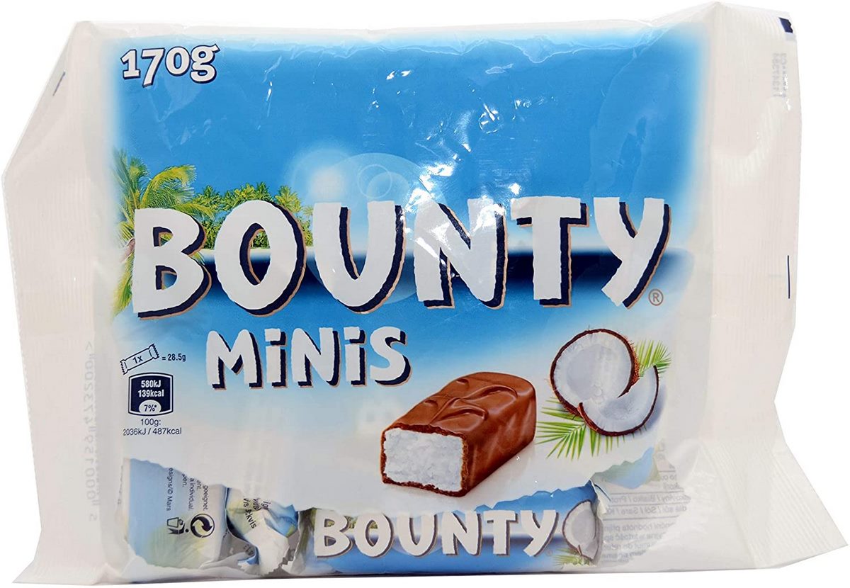 Bounty Chocolate Mini's, 170 gr