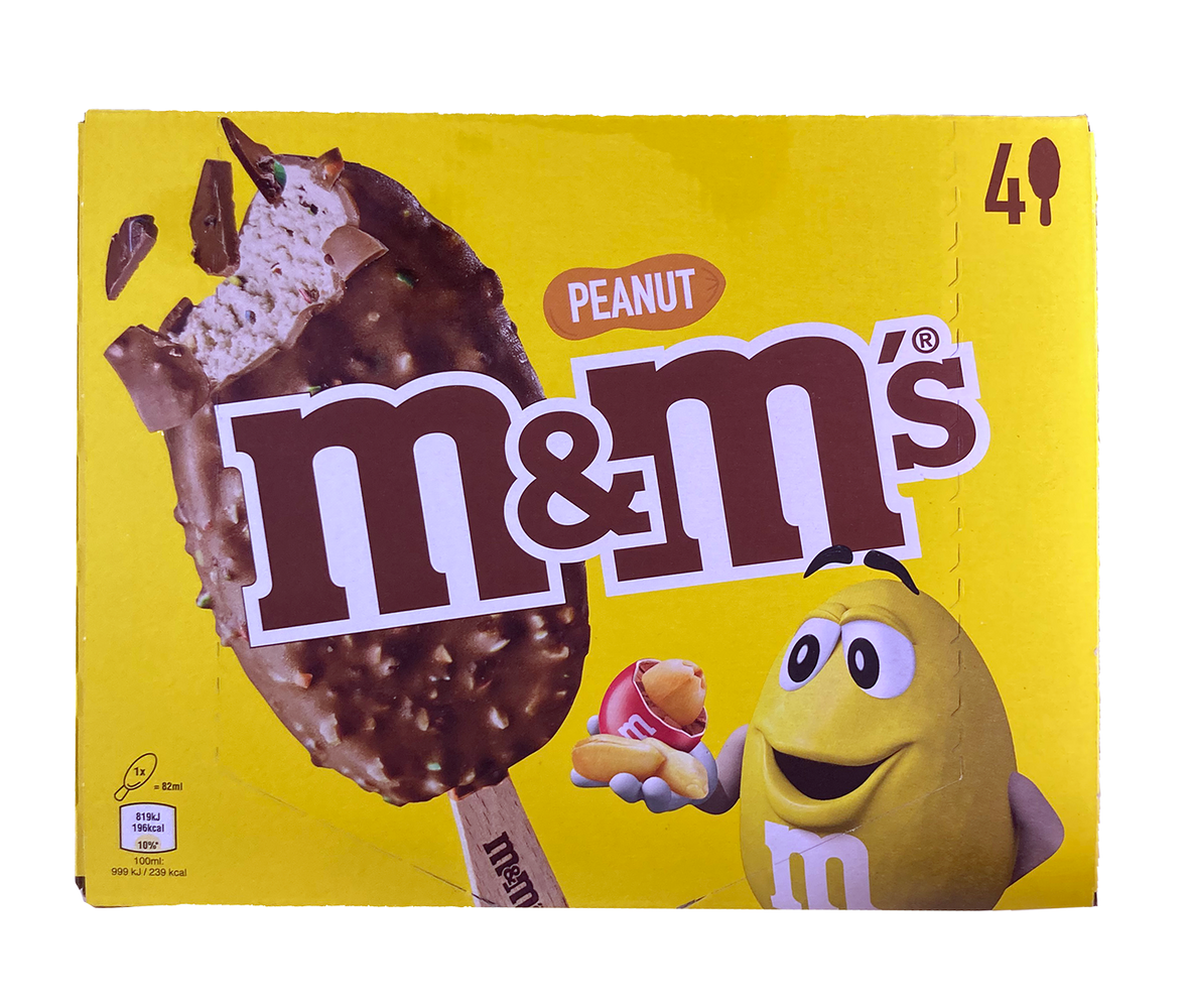 M&M's Peanut Ice Cream Bar, 248 gr, 4 ct