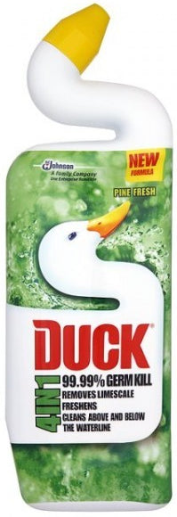 Duck 4-in-1 Toilet Cleaner, Pine Fresh, 750 ml