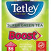 Tetley Super Green Tea, Berry Burst, 20 ct