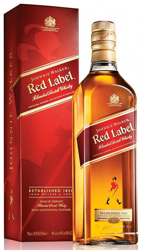 Johnnie Walker Blended Scotch Whisky Red Label, 40% Vol., 750 ml
