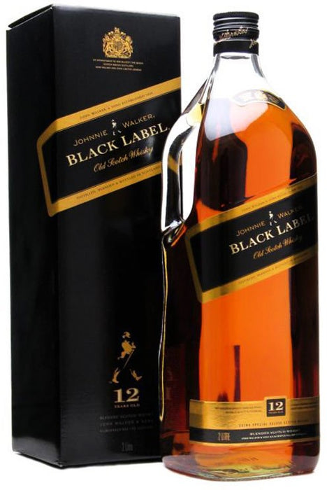 Johnnie Walker Black Label Blended Scotch Whisky, 12 years, 3 L
