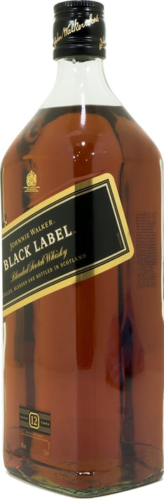 Johnnie Walker Black Label Blended Scotch Whisky, 12 years, 3 L