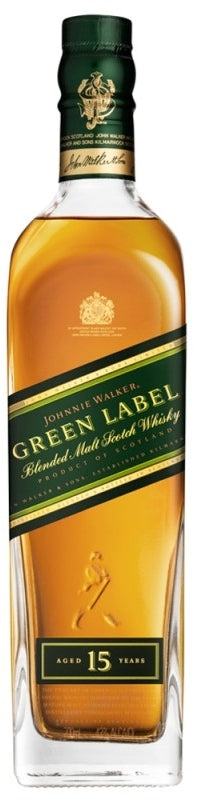 Johnnie Walker Green Label Blended Scotch Whisky, 15 years, 750 ml