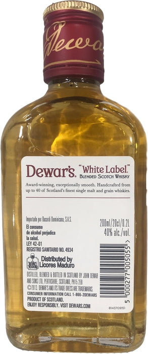 Dewar's Blended Scotch Whisky, 40% Vol., 48 x 0.2 L