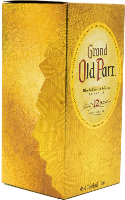 Grand Old Parr Blended Scotch Whisky, 12 Years Old, 40% Vol., 1 L