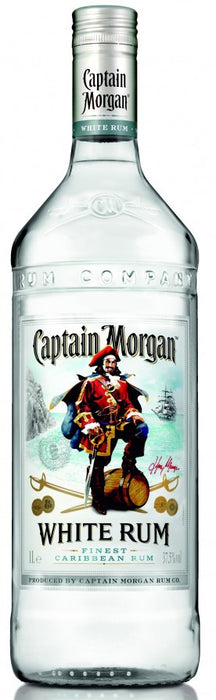 Captain Morgan White Caribbean Rum, 1 L