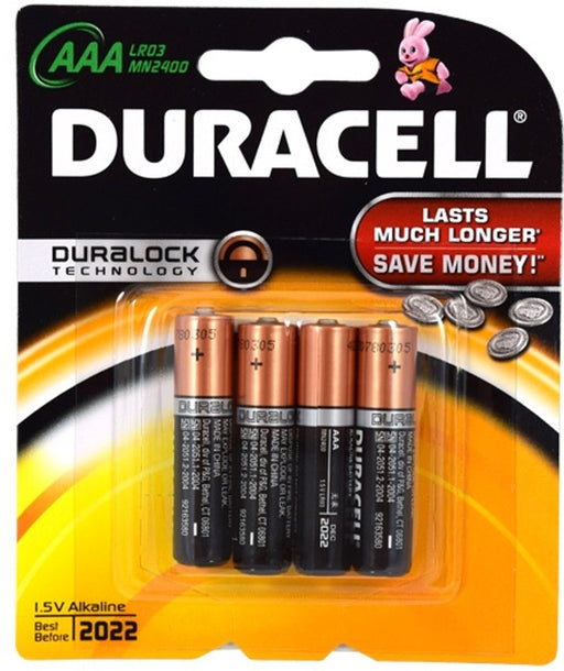 Duracell Batteries, AAA, 4 ct