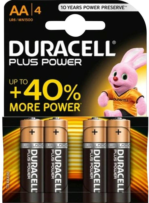 Duracell Plus Power AA Batteries, 4 ct