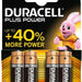 Duracell Plus Power AA Batteries, 4 ct